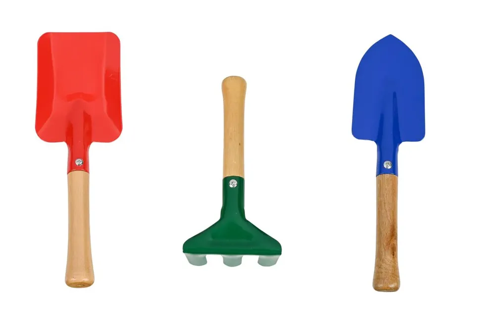 Benson Tuingereedschap Set Kind - 3-Delig - Hout & Metaal Populair