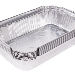 Benson BBQ Grillschalen - Aluminium - 8 Stuks - 17x10,5x4 cm Veilige Betaling