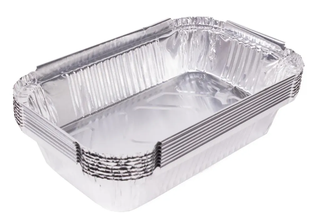 Benson BBQ Grillschalen - Aluminium - 8 Stuks - 17x10,5x4 cm Veilige Betaling