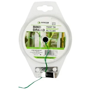 Dagaanbieding Benson Binddraad op Rol - 100 Meter - Groen - Inclusief Afknipmesje