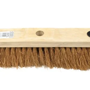 Express Levering Benson Zaalbezem - 30 cm - Zachte Kokosvezel - Houten Bezemkop