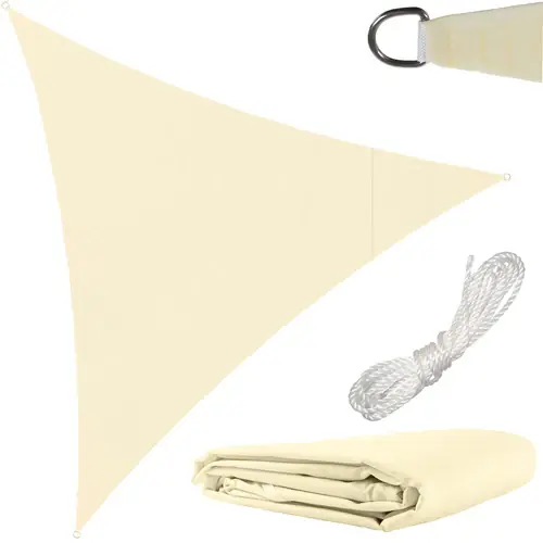 Gardlov Driehoek Schaduwdoek - 3 x 3 x 3 m - Beige Koopje