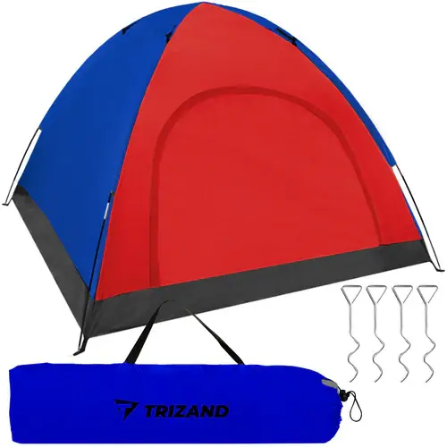 Trizand NT23485 4-Persoons Kampeertent – Waterdicht & Lichtgewicht – 190 x 190 x 123 cm Gecertificeerd