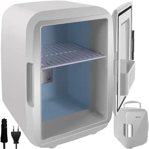 Finale Uitverkoop 4 Liter Mini Koelkast – Koelt en Verwarmt – 12V / 230V – Wit