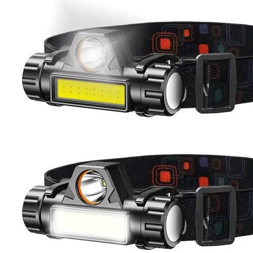 Finale Uitverkoop 4-in-1 LED USB Hoofdlamp L18371 – Met Magneet – COB & CREE LED – Oplaadbaar