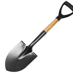 Snelle Levering Benson Tuinschep - 70 cm - Hamerslag Staal - Houten Steel