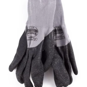 Benson PU Flex Rib Werkhandschoenen - Grijs - Maat 9 (L) - 1 Paar Must-Have