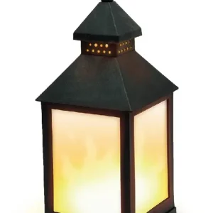 Benson LED Lantaarn – 24 cm – Realistisch Vlammen-effect Favoriet