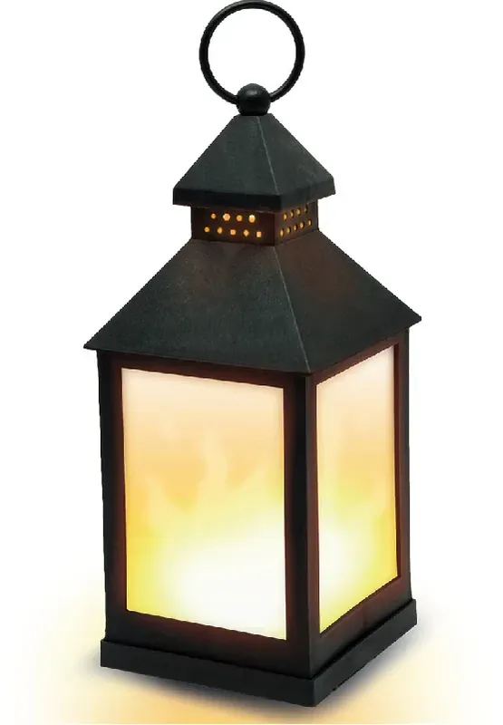 Benson LED Lantaarn – 24 cm – Realistisch Vlammen-effect Favoriet