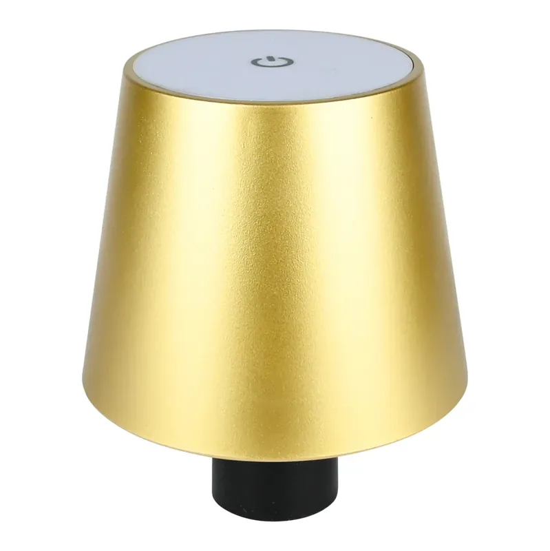 Betrouwbaar Benson Aanraakdimbare LED Flessenlamp – Goud – Oplaadbaar